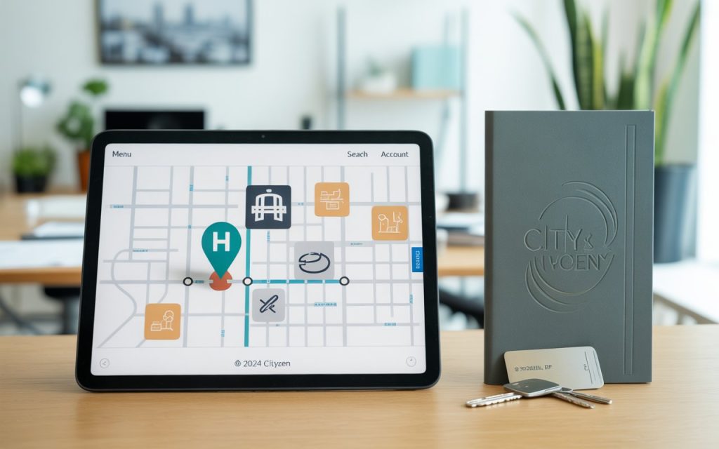 Choosing hotel location near transit and agenda