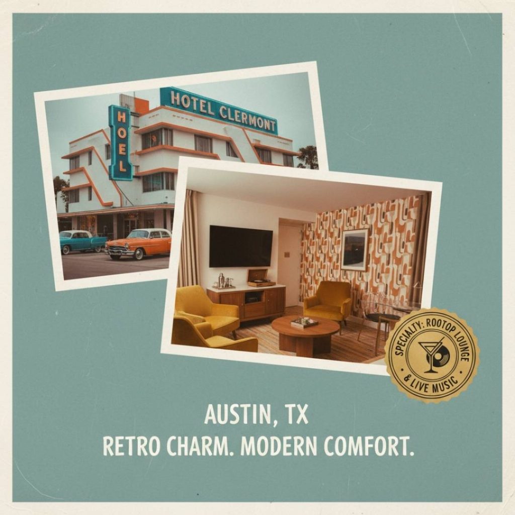 Hotel Clermont – Retro Cool Meets Modern Comfort 