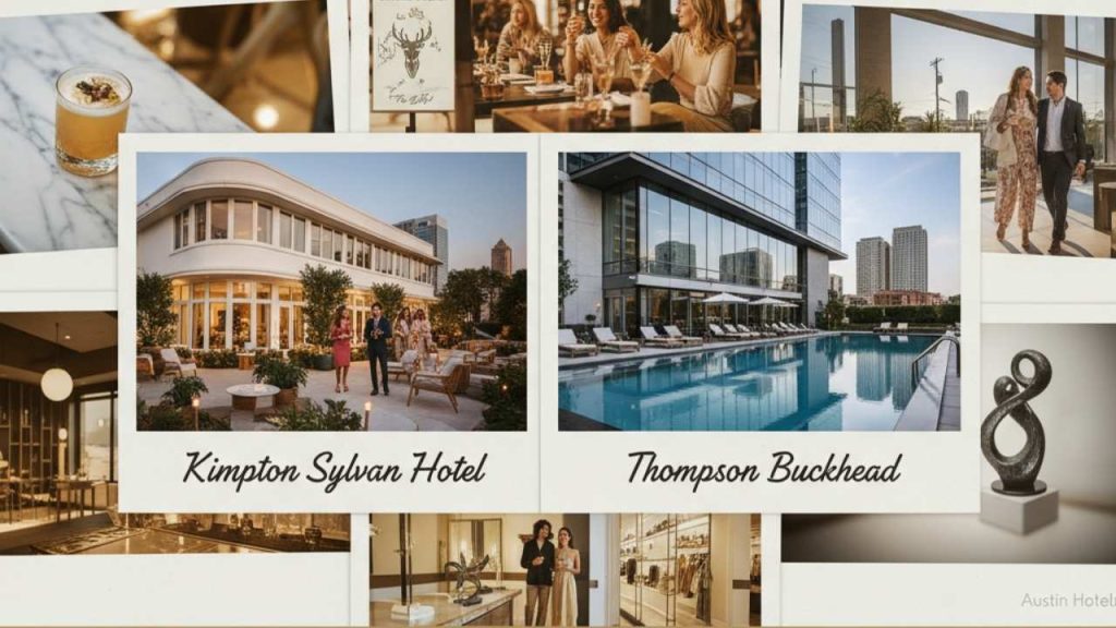 Kimpton Sylvan Hotel – Mid-Century Chic in Buckhead and Thompson Buckhead – Modern Luxury with a Social Edge 