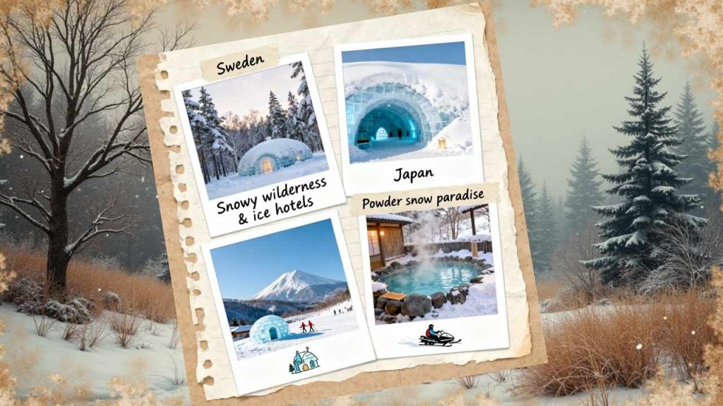 Sweden – Snowy Wilderness and Ice Hotels, And Japan (Hokkaido) – Powder Snow Paradise